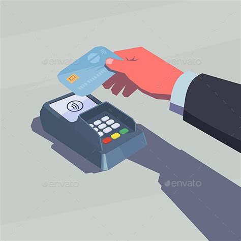 male hand holding credit card nfc technology tipos de