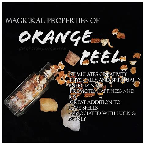 Magick Correspondences Of Orange Peel Magick Spirituality Energy