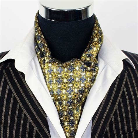fashion brand new mens 100 silk scarf long silk scarf cravat scarives double layer yellow dot
