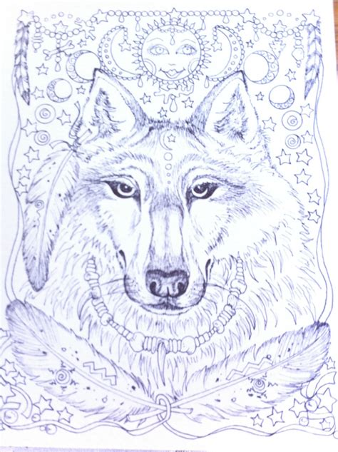 Animal Spirits Coloring Book For You To Color And Be The Etsy