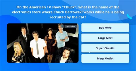 On The American Tv Show Chuck Trivia Answers Quizzclub