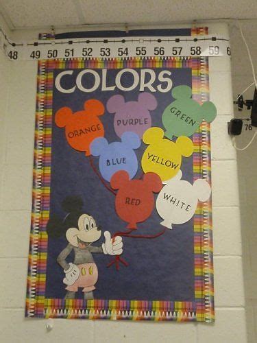 Brighten up every classroom with teaching decorations that also educate. Back To School - Kindergarten edition! | Disney classroom ...