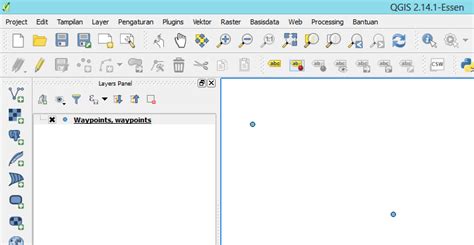 Derajat menit koma menit (dd mm.mmmm)3. Hasil Import Ttitik Koordinat GPS | Asifah
