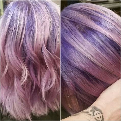 violet into soft pink vivid hair color purple hair pink purple vivid hair color pink foil