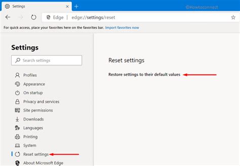 How To Reset Chromium Microsoft Edge Insider Preview Browser