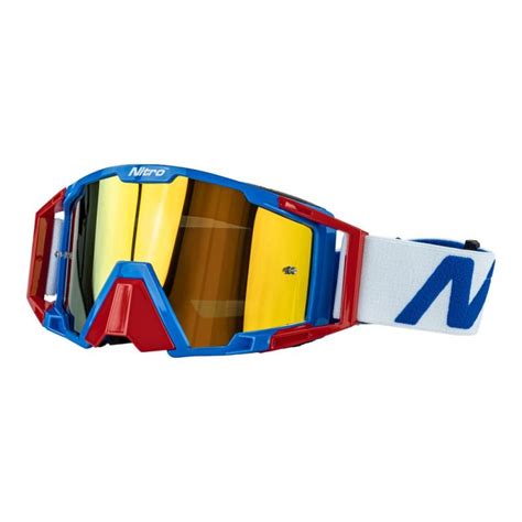 Nv 100 Goggles Blueredwhite Nitro Helmets Australia