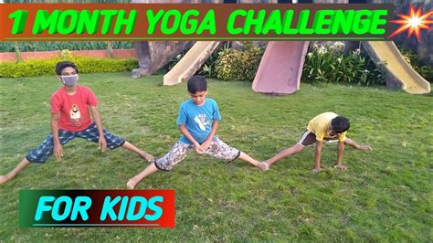 बच्चों के लिए योग के Challengeyoga Challenge For Kids Youtube
