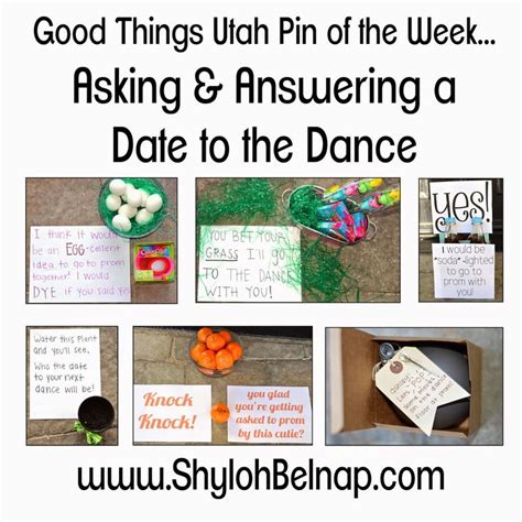 Creative Ways To Ask Or Answer To A School Dance School Dance Ideas
