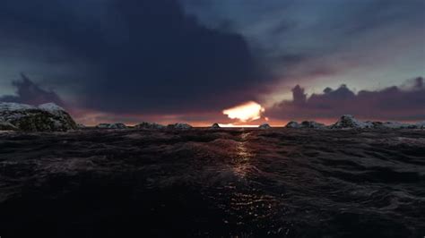 Sunset Ocean By Vidostock Videohive