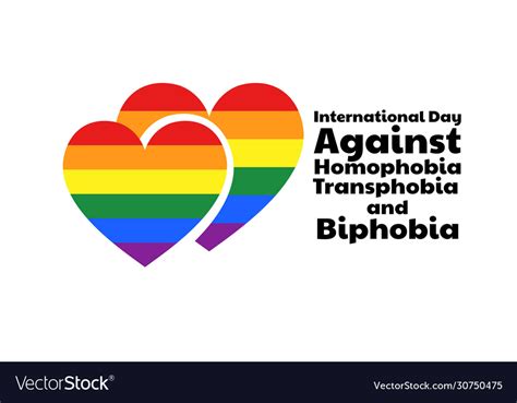 international day against homophobia royalty free vector