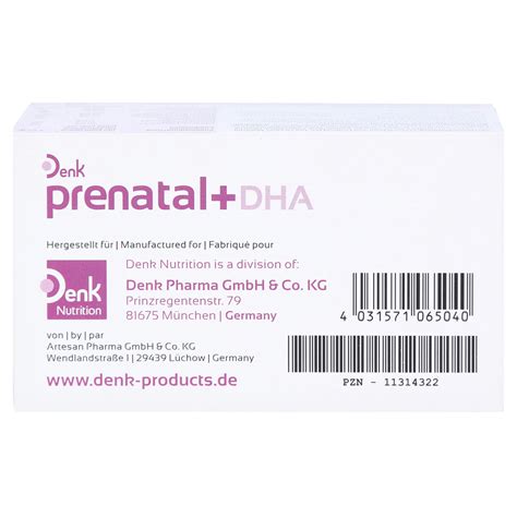 Prenatal Dha Denk 30 Filmtabletten 30 Kapseln 2x30 Stück Online