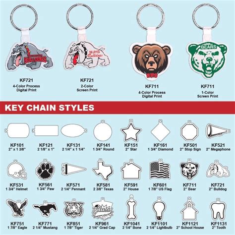 Key Chains Ttc Trammell Company School Spirit Supplies