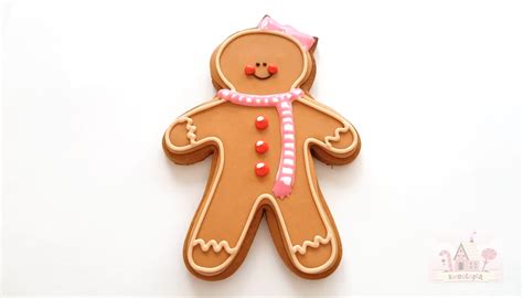 Video How To Decorate Gingerbread Girl Cookies With Royal Icing Sweetopia
