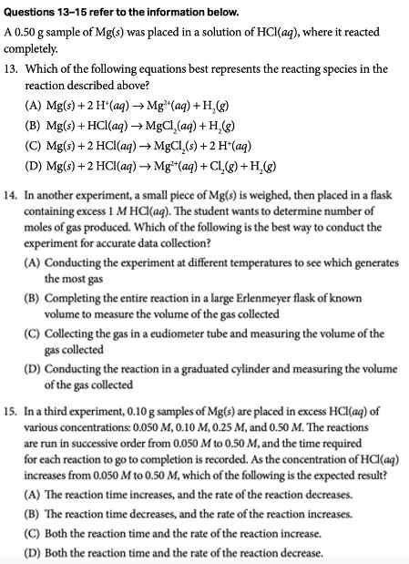 The Best Ap Chemistry Review Guide For Albert Resources