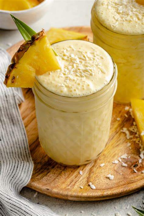 Healthy Piña Colada Smoothie All The Healthy Things