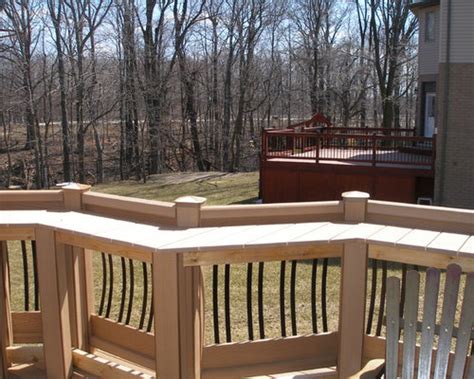 These are so interesting and unique in this. Deck Rail Bar | Houzz