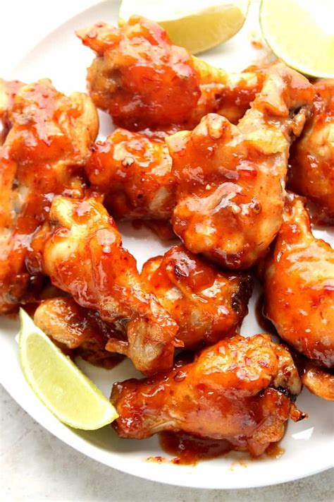 Perfect with crusty bread and a green salad. Sweet and Spicy Crock-Pot® Chicken Wings Recipe - Crunchy ...