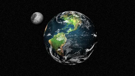 45 Earth And Moon Wallpaper Wallpapersafari