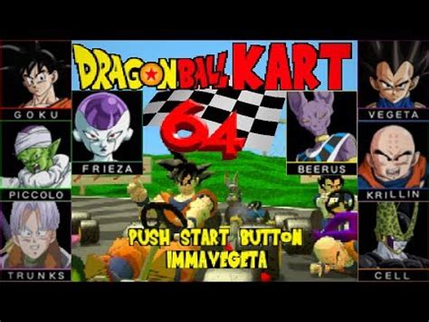 Dragon ball kart 64 features 8 custom characters with fully replaced custom voices: Dragon Ball Super in Mario Kart 64 (Dragon Ball Kart 64 ...
