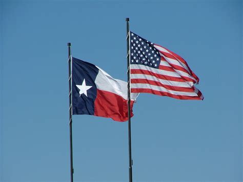 Us And Texas Flags Texas Flags Texas Top Flag