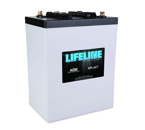 Lifeline Gpl 6ct 6v 300ah Deep Cycle Battery Free Shipping