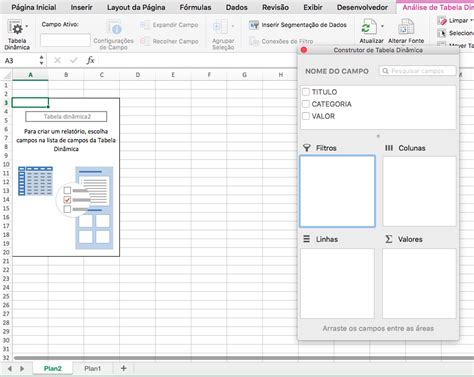 Como Criar Uma Tabela Dinamica No Excel Images