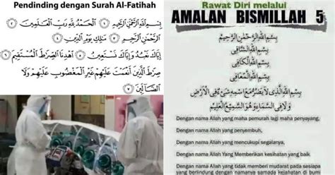 Bagi yang punya kepentingan dan hajat lain, boleh langsung. Amalkan Surah Al-Fatihah & Amalan Ini Sebagai Pendinding ...