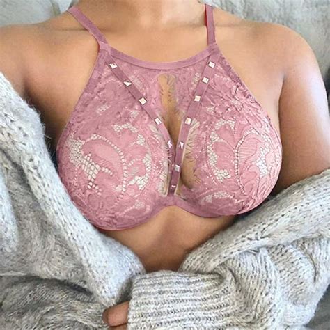 Womens Lingerie Femme Sexy Solid Color Hollow Lace Sexy Lingerie For Women Sex Set Bra