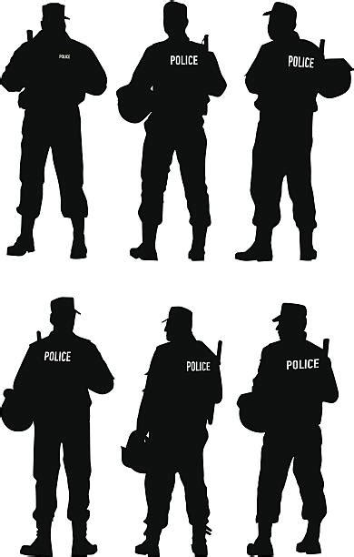 Law Enforcement Silhouette Illustrations Royalty Free Vector Graphics