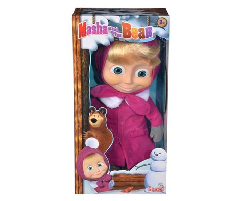 Masha Soft Bodied Doll 40cm Masha And The Bear Stars And Heroes Themes Shopsimbatoysde