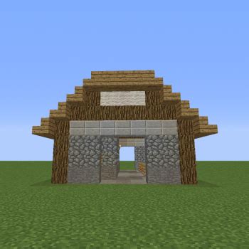 Maybe you would like to learn more about one of these? Medieval Barn and Stable - Blueprints for MineCraft Houses ...