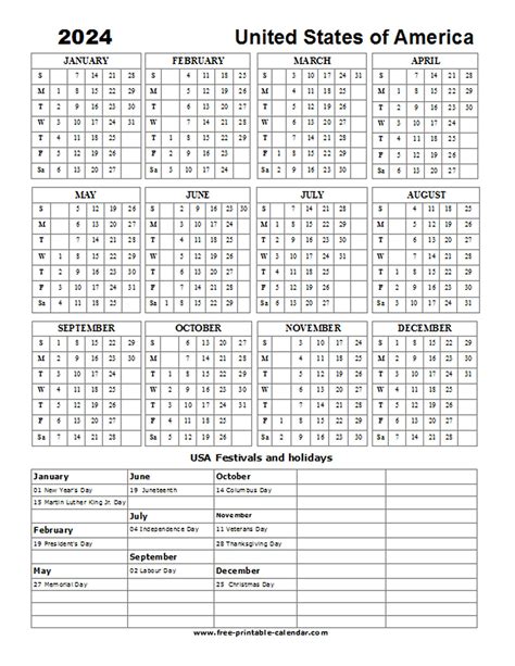 2024 Us Holiday Calendar Printable 2020 Berny Celesta