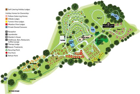 Crowhurst Park Holiday Village Park Map