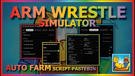 ARM WRESTLE SIMULATOR Script Pastebin 2023 AUTO FARM DOUBLE FARM