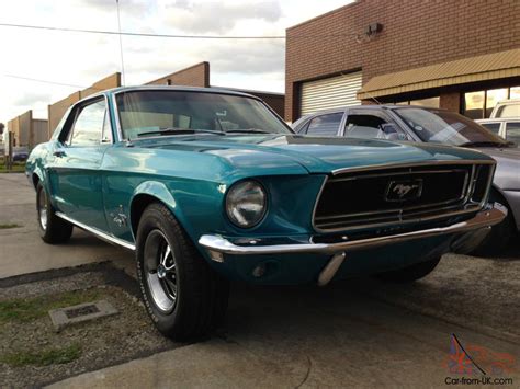 1968 Ford Mustang Coupe Blue V8 302 C4 Automatic