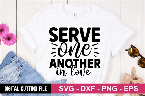 Serve One Another In Love Svg Graphic By Designdealy · Creative Fabrica