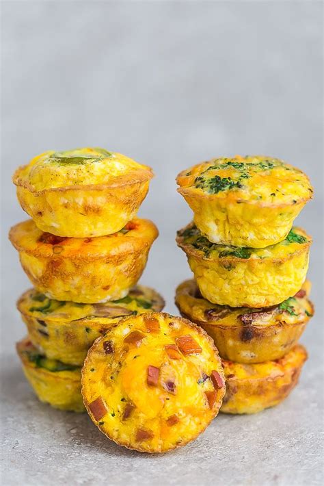 Low Carb Ham And Cheddar Egg Cups Life Made Keto Recipe Healthy