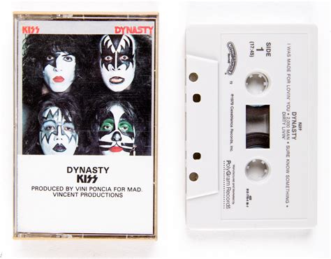 Kiss Cassette Tape Dynasty Kiss Museum