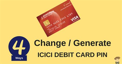 See our chase total checking® offer for new customers. 4 Ways To Change/Generate ICICI Debit Card PIN ...