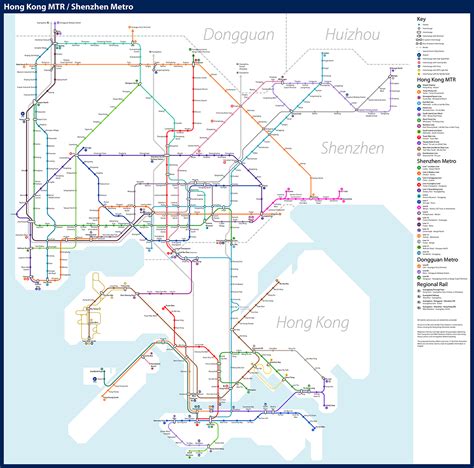 Hong Kong Mtr System Map