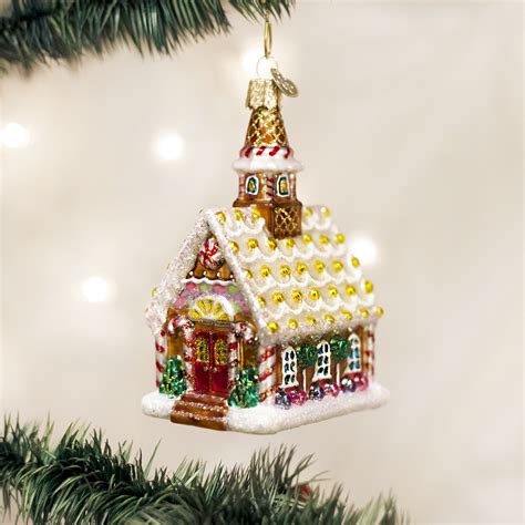 Gingerbread Church Ornament Old World Christmas Old World Christmas