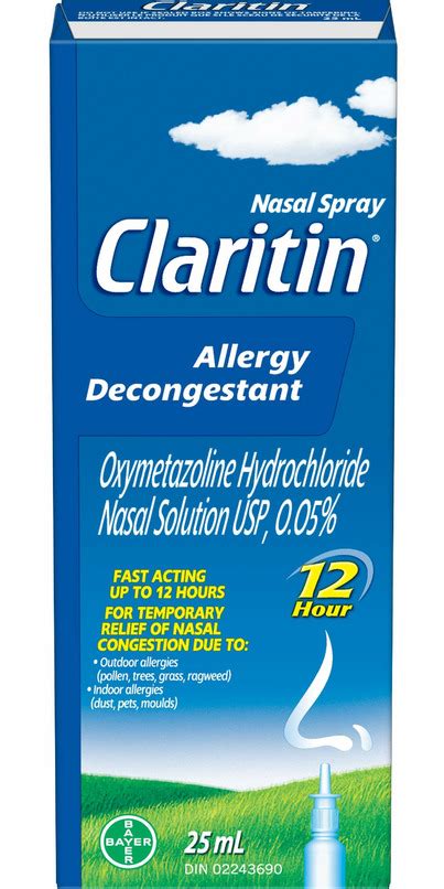 Buy Claritin Allergy Decongestant Nasal Spray At Wellca Free