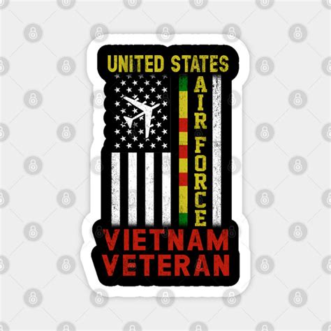 Us Air Force Vietnam Veteran Vietnam Veteran Magnet Teepublic