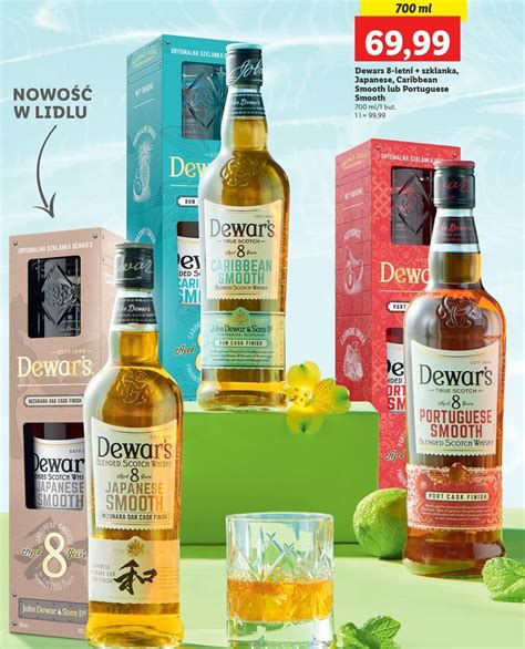Promocja Whisky Szklanka Dewar S Caribbean Smooth W Lidl