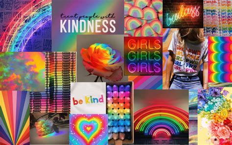 Cute Wallpapers Aesthetic Rainbow For FREE MyWeb