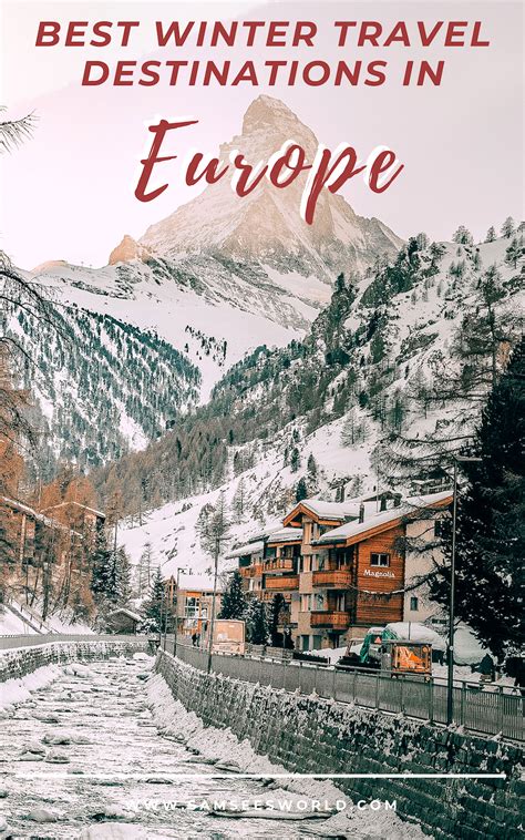 Best Winter Travel Destinations In Europe Winter Travel Destinations