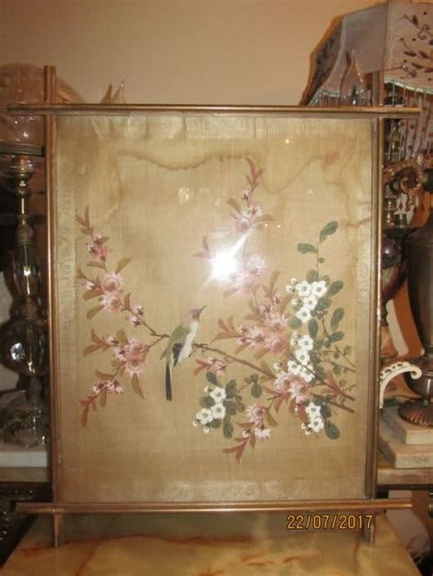 Paintings 19th C Silk Art Framed Antique Chinese Painting On Silk