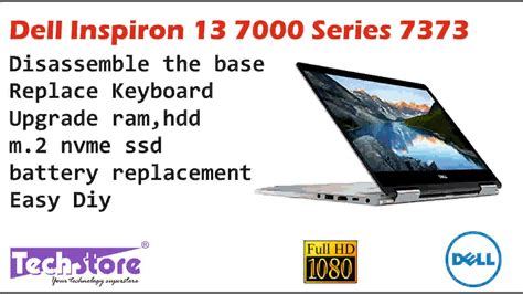 Dell Inspiron 13 7000 2 In 1 Model 7373 Replace Keyboard Battery