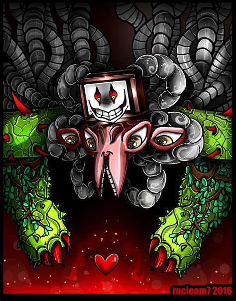 What would happen if flowey was the impostor? Omega Flowey by rocioam7 on DeviantArt