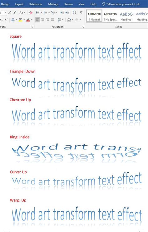 Curve Transform Word Art Mokasingeneration